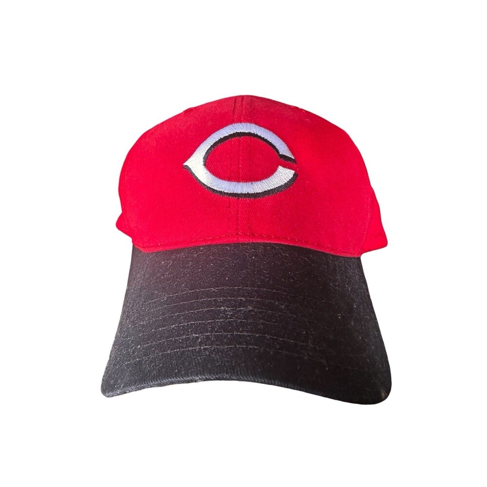 Vintage 90s Cincinnati Reds Hat Genuine Merchandise T.E.I. Strapback MLB Cap